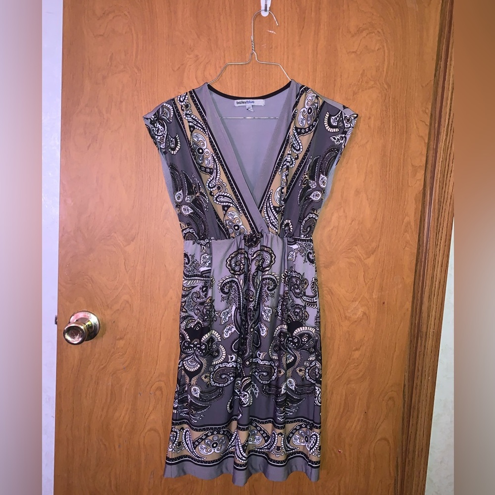 bailey blue dress with pockets